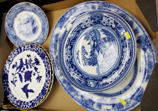 A collection of Blue and White Ware