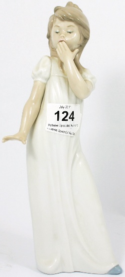 Nao Figure of a Girl in Nightdress height