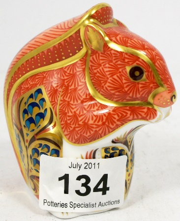 Royal Crown Derby Paperweight Squirrel 1570a2