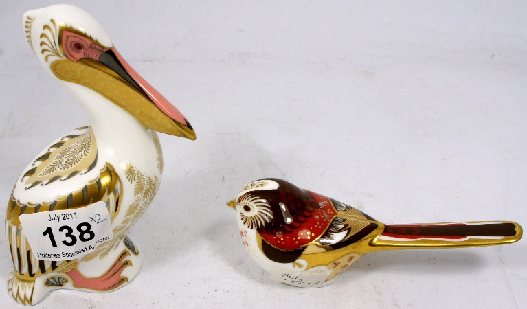 Royal Crown Derby While Pelican