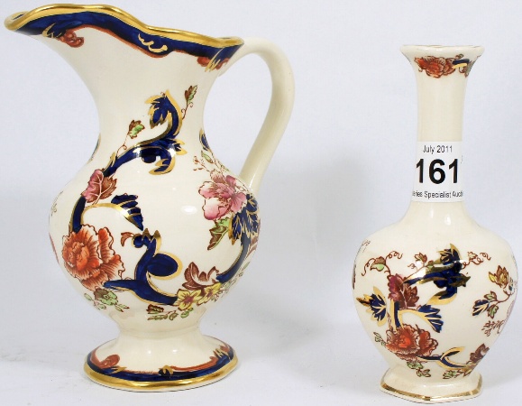 Masons Mandalay Jug and Bud Vase 1570b9