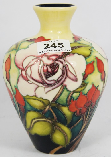 Moorcroft Vase decorated in the Yellow