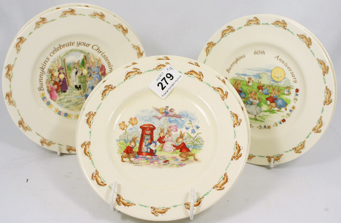 A collection of Royal Doulton Bunnykins 157115