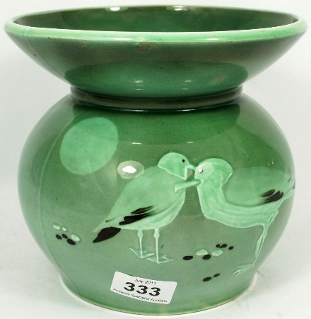 Doulton Large Green Glazed Vaser with