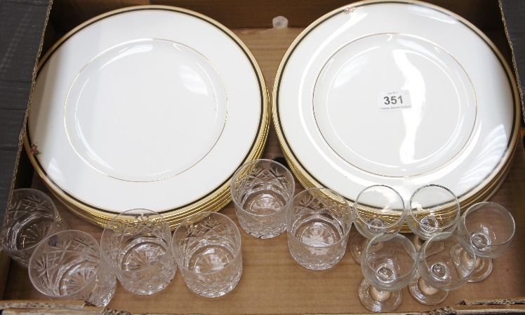 Wedgwood Clio Dinner Plates x 15 and