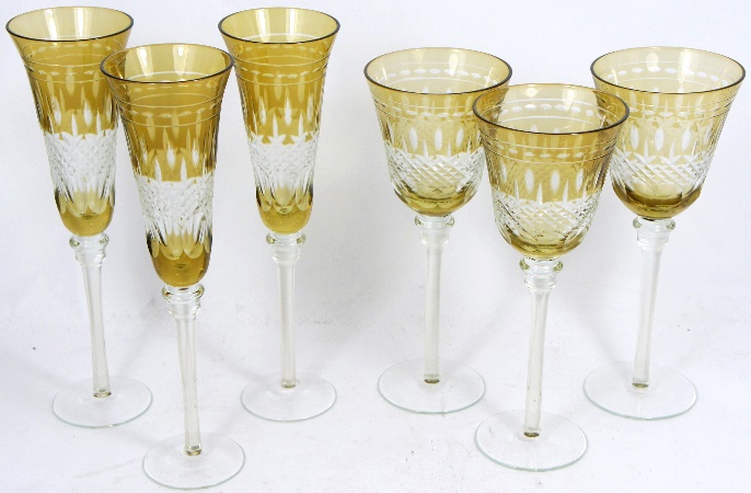 Twelve Handcut Glasses PG13 x 6 and