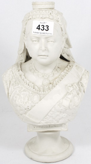 A Turner and Wood Parian Bust of