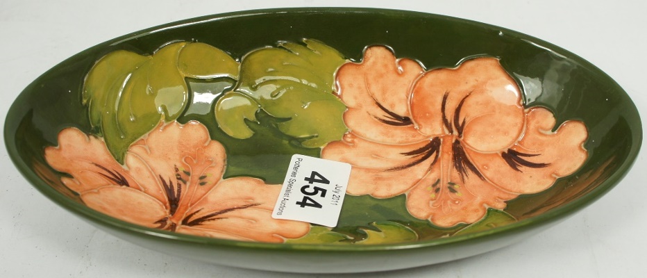 Moorcroft Oval Dish decorated in the