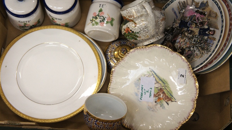 2 Trays comprising Doulton Seriesware