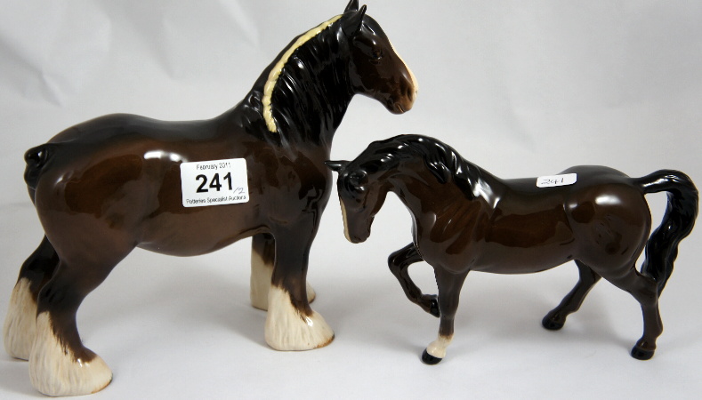 Beswick Shire Horse 818 and Beswick