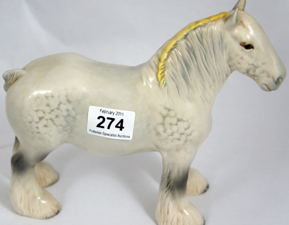 Beswick Grey Shire Horse 818