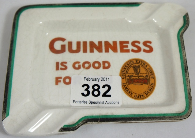 Guiness Mintons Advertising Ashtray