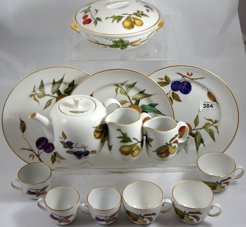 Royal Worcester Evesham 3 trays