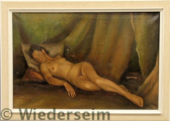 Large oil on canvas painting of 1574d0