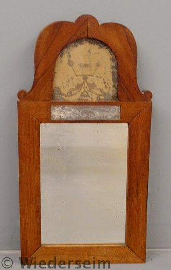 Continental Queen Anne mirror with 15752b