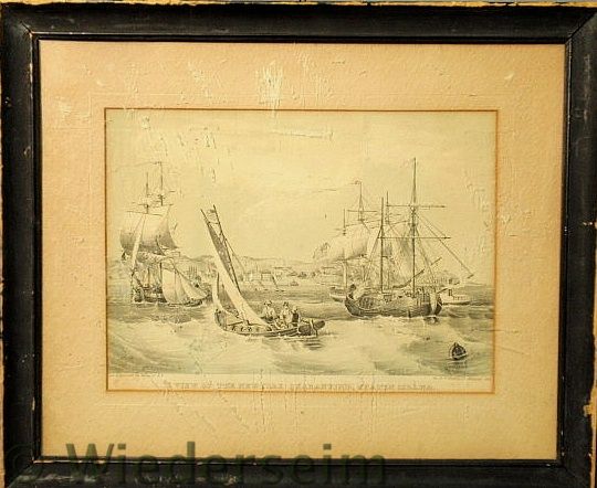 Lithograph "View of the New York