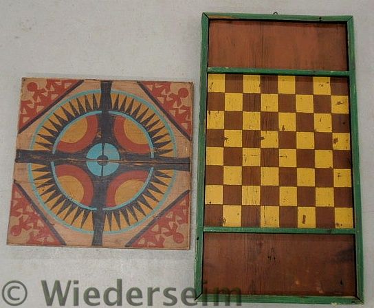Canadian game board and a yellow brown