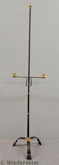 Wrought iron and brass lighting 15758f