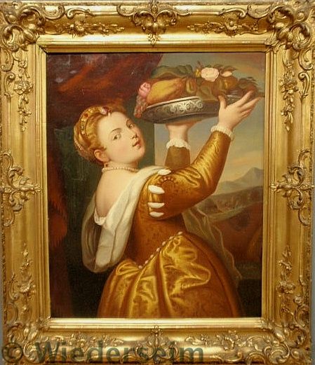 Continental oil on canvas painting 157598