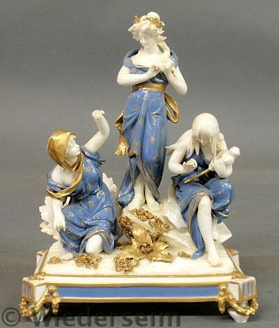 Capodimonte porcelain figural group 1575c5