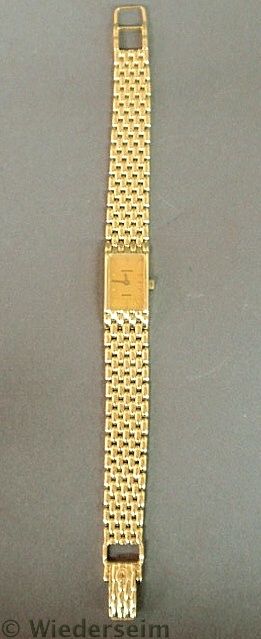 Ladies 14k yg Concord watch bracelet