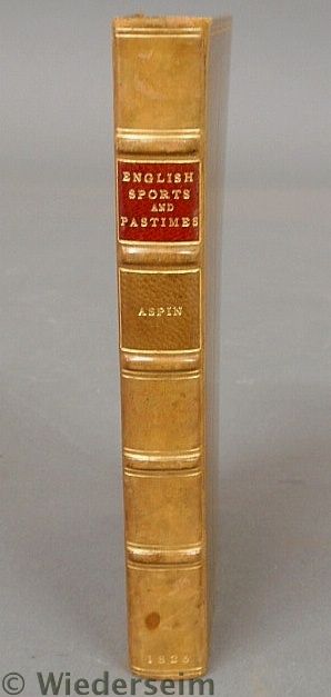 Leather-bound book- English Sports