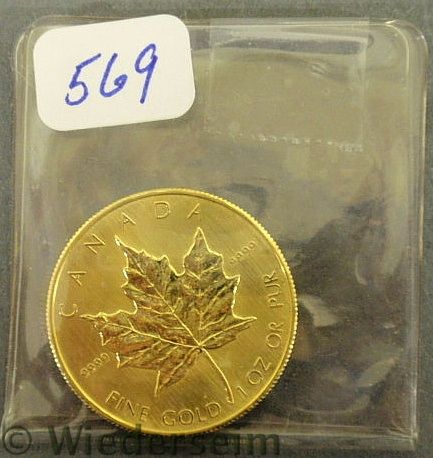 1984 Canadian gold 1 troy oz.