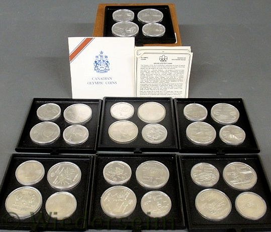 Boxed set of twenty-eight 1976 Olympic