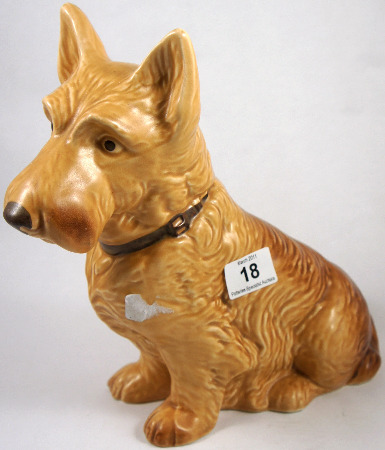A Sylvac Model of a Seated Terrier