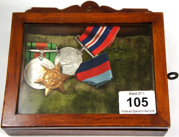 A cased second World War Medal 15772e