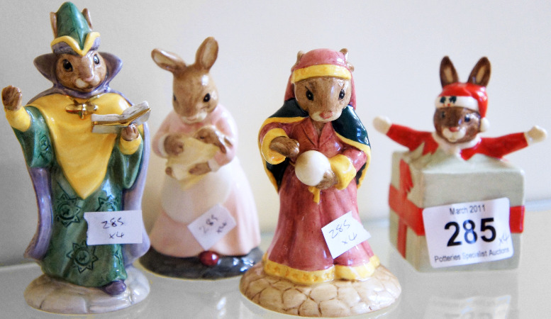 Royal Doulton Bunnykins Christmas 1577bc