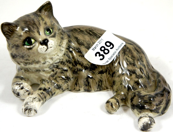 Beswick Persian Cat Lying Model