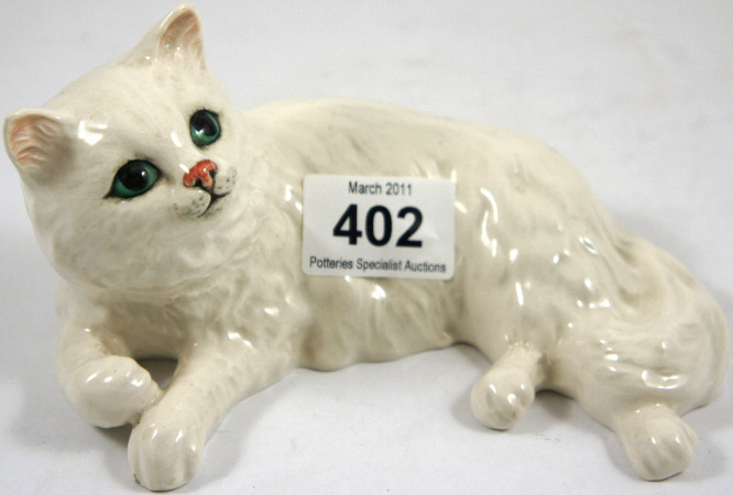 Beswick Persian Cat Lying Model 1876