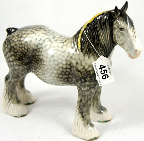 Beswick Rocking Horse Grey Shire 157849