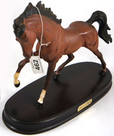 Beswick Horse Spirit of Flight on wood