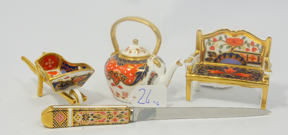 Royal Crown Derby Collection of Miniature