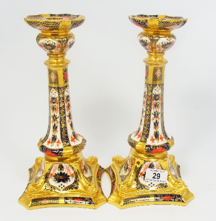 Royal Crown Derby Pair of Old Imari