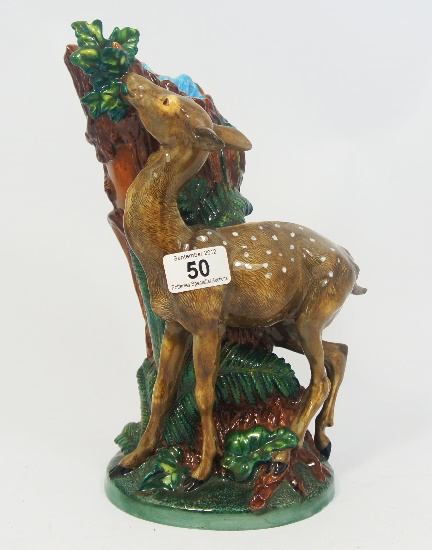 Minton Majolica Model of a Fawn