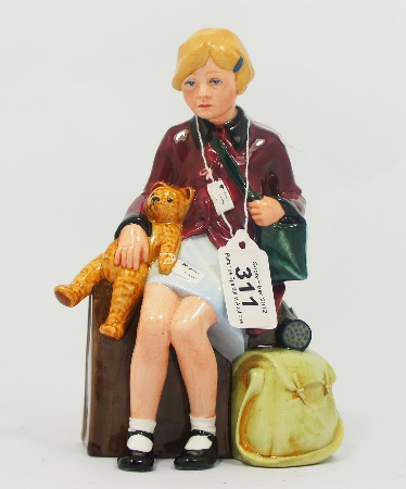 Royal Doulton Figure Girl Evacuee