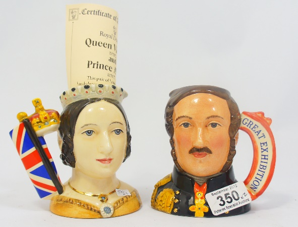 Royal Doulton Pair of Small Character 15798a