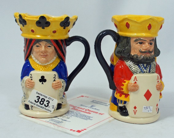 Royal Doulton small toby jugs King