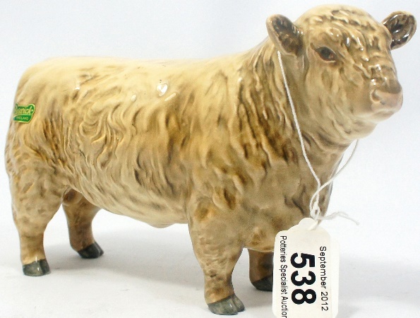 Beswick Silver Dunn Galloway Bull 157a30