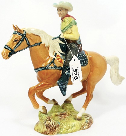 Beswick Model of a Cowboy on Galloping