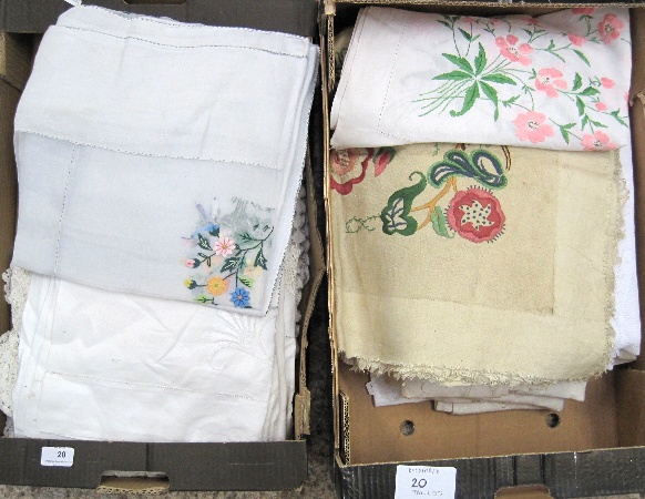 A collection of various Linen Silk