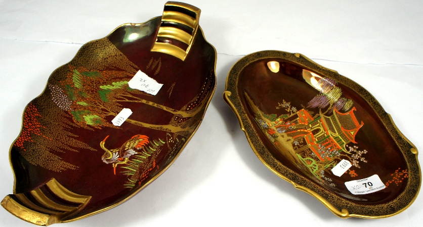 2 Carltonware Rouge Royale Dishes 157a89