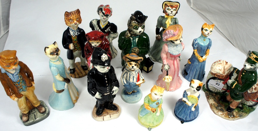 Set of Bairstow Manor Cats of the
