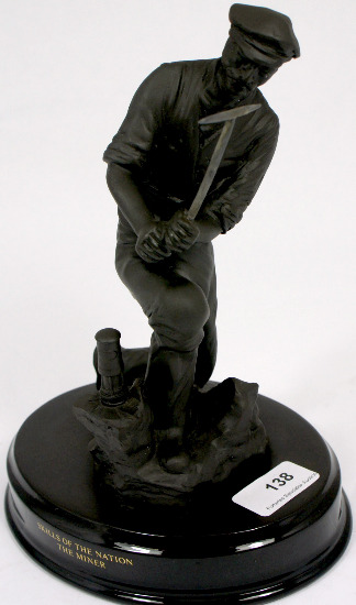 Wedgwood Basalt The Miner by Colin Melbourne