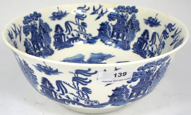 Coalport Willow Pattern Footed 157ab6