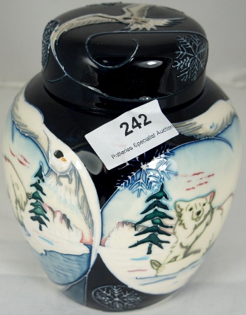 Moorcroft Ginger Jar Cover decorated 157b02