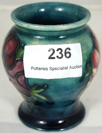 Moorcroft vase decorated in the